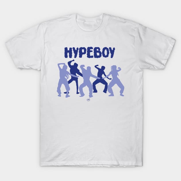 silhouette of the dance of the group new jeans in the hypeboy era T-Shirt by MBSdesing 